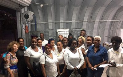 Housekeeping students visit USLAUNDRY plant