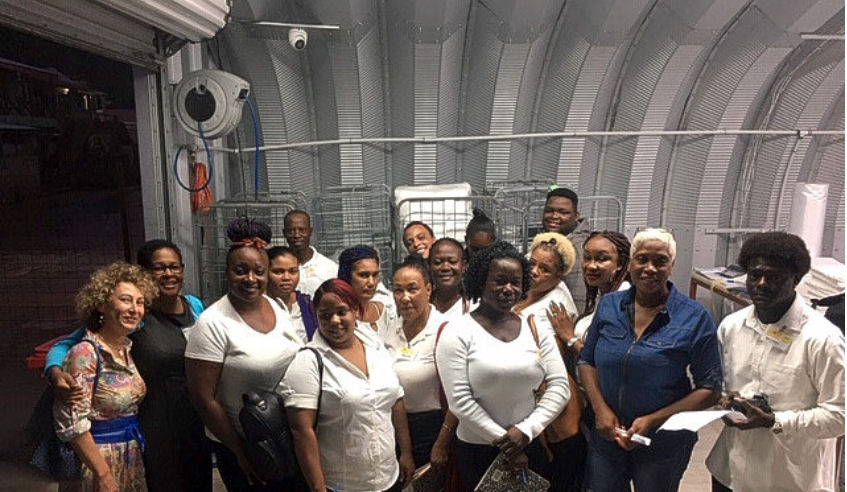 Housekeeping students visit USLAUNDRY plant